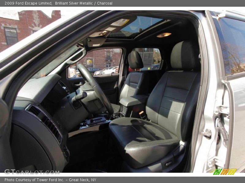 Brilliant Silver Metallic / Charcoal 2009 Ford Escape Limited