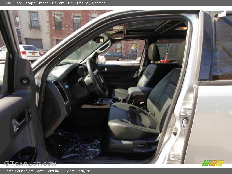 Brilliant Silver Metallic / Charcoal 2009 Ford Escape Limited