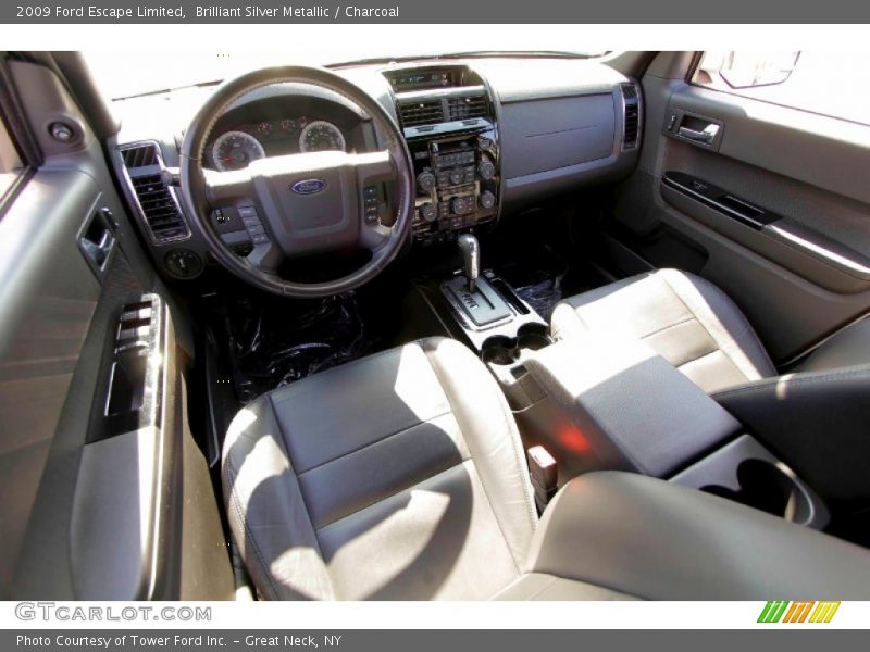 Brilliant Silver Metallic / Charcoal 2009 Ford Escape Limited