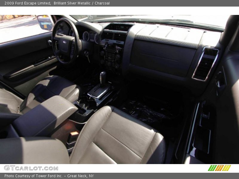 Brilliant Silver Metallic / Charcoal 2009 Ford Escape Limited