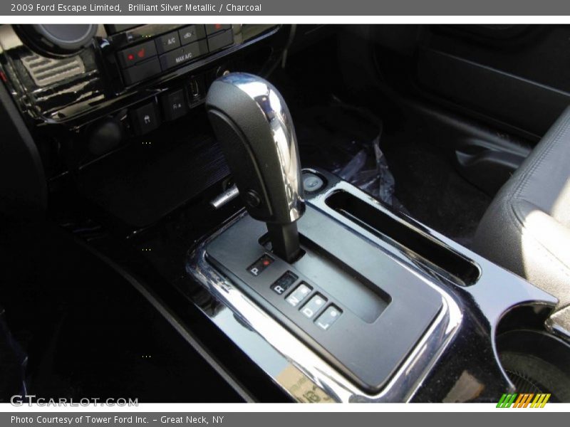 Brilliant Silver Metallic / Charcoal 2009 Ford Escape Limited