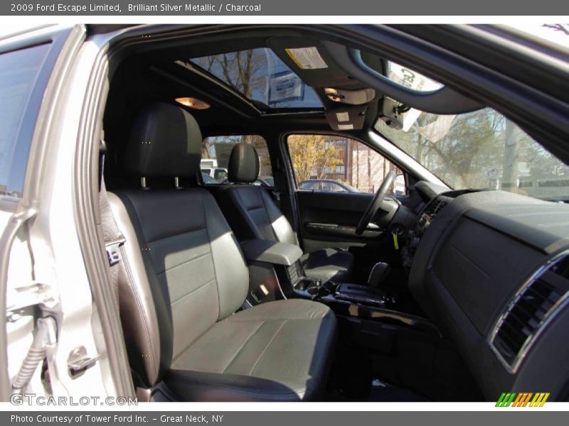 Brilliant Silver Metallic / Charcoal 2009 Ford Escape Limited