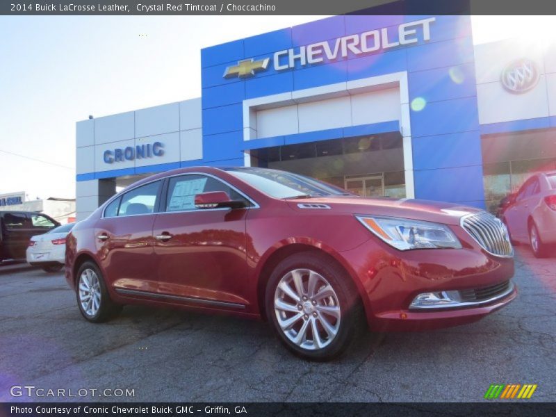 Crystal Red Tintcoat / Choccachino 2014 Buick LaCrosse Leather