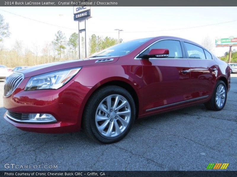 Crystal Red Tintcoat / Choccachino 2014 Buick LaCrosse Leather