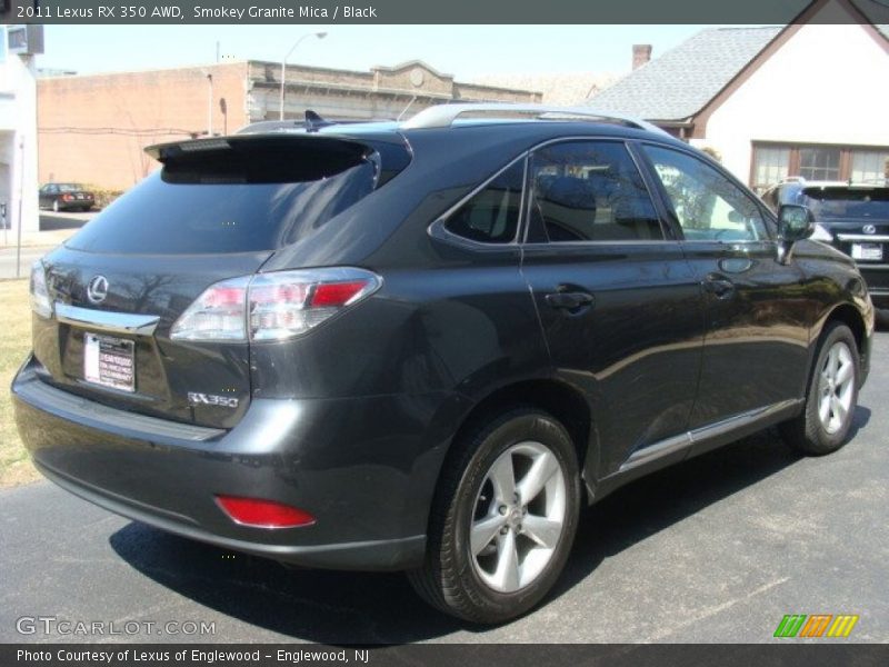 Smokey Granite Mica / Black 2011 Lexus RX 350 AWD