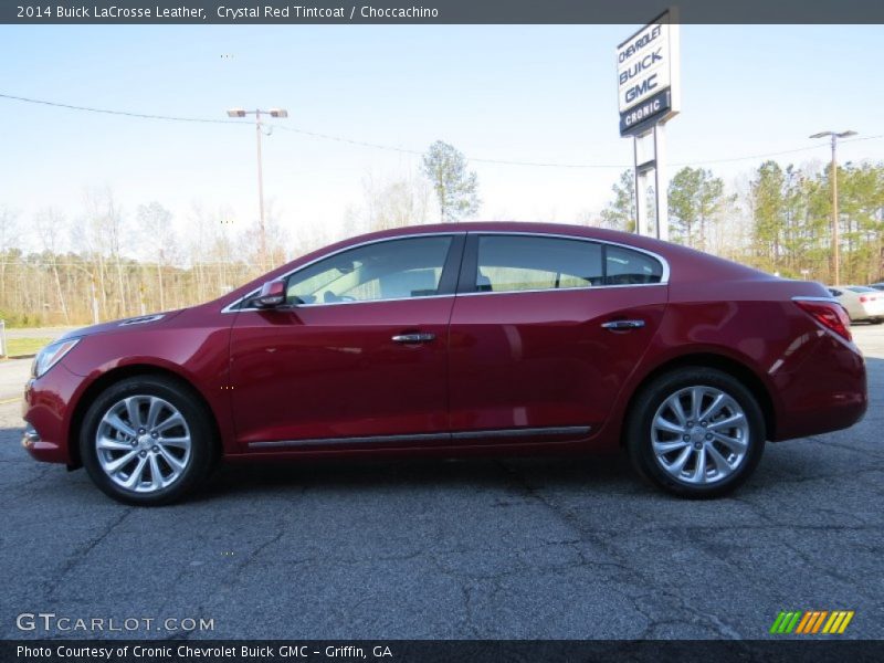 Crystal Red Tintcoat / Choccachino 2014 Buick LaCrosse Leather