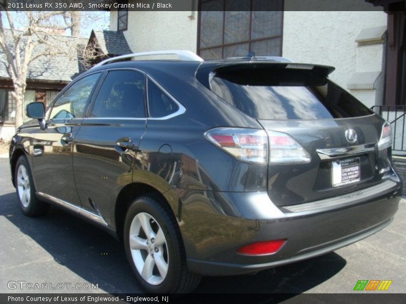 Smokey Granite Mica / Black 2011 Lexus RX 350 AWD