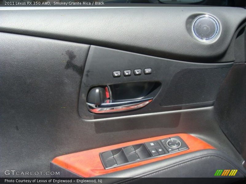 Smokey Granite Mica / Black 2011 Lexus RX 350 AWD