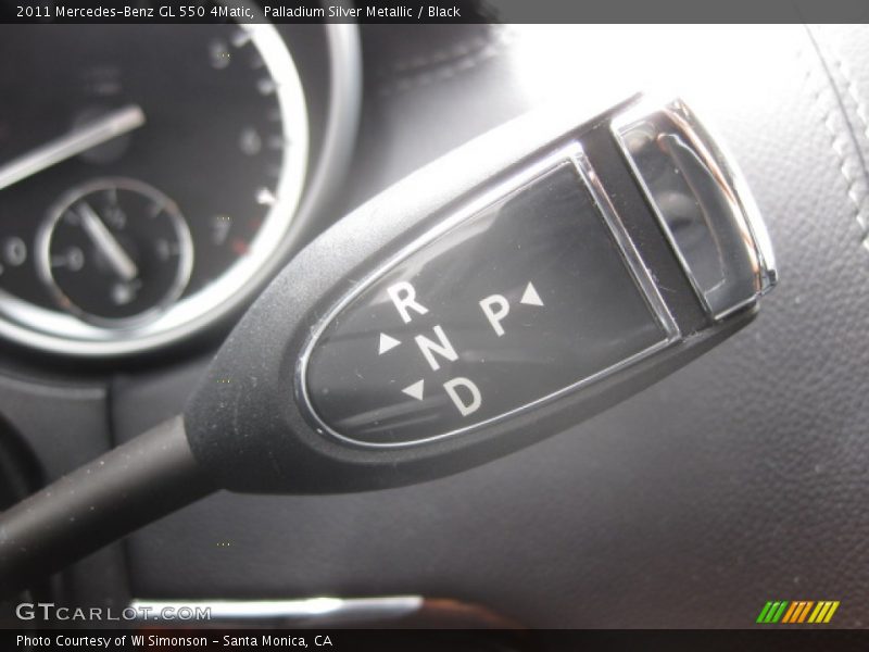 Palladium Silver Metallic / Black 2011 Mercedes-Benz GL 550 4Matic