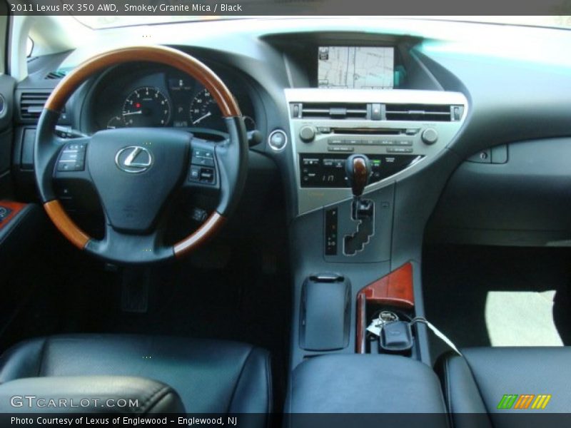 Smokey Granite Mica / Black 2011 Lexus RX 350 AWD