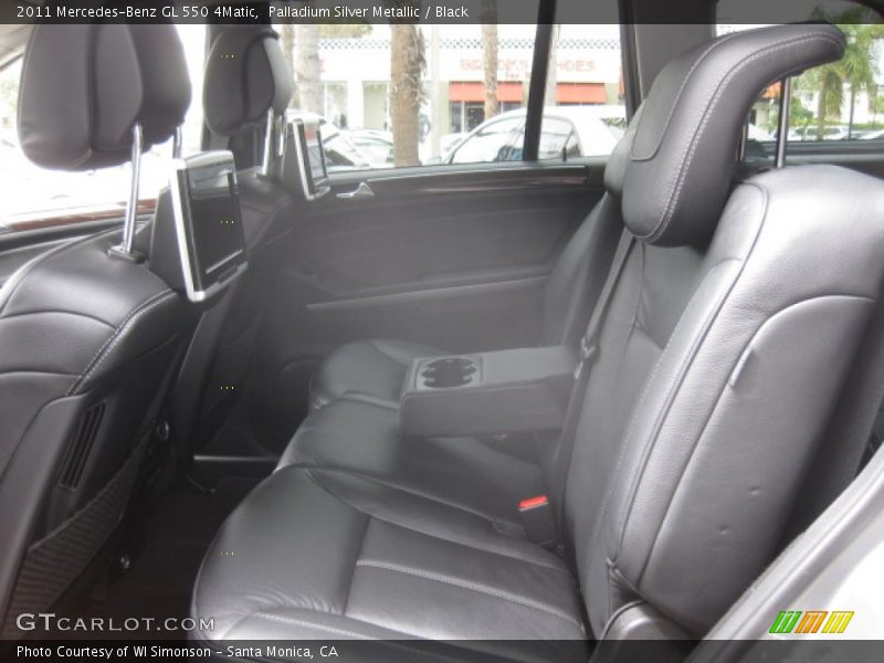 Palladium Silver Metallic / Black 2011 Mercedes-Benz GL 550 4Matic