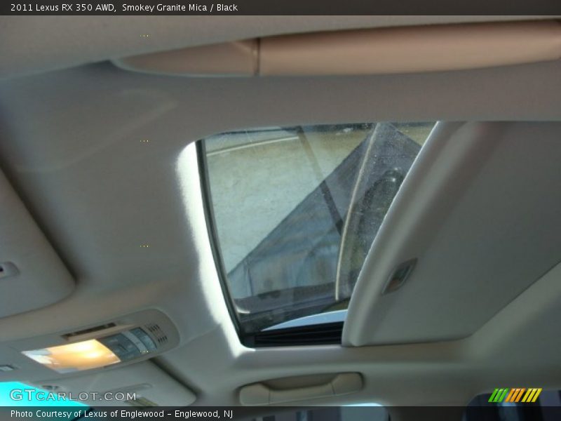 Smokey Granite Mica / Black 2011 Lexus RX 350 AWD