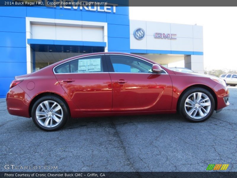 Copper Red Metallic / Light Neutral 2014 Buick Regal FWD
