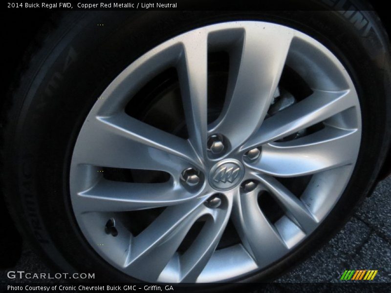 Copper Red Metallic / Light Neutral 2014 Buick Regal FWD
