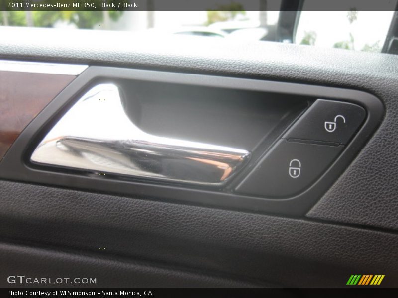 Black / Black 2011 Mercedes-Benz ML 350