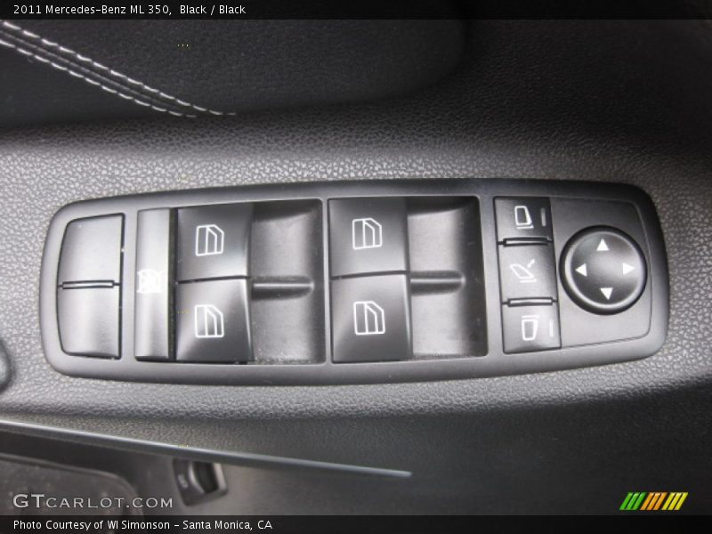 Black / Black 2011 Mercedes-Benz ML 350