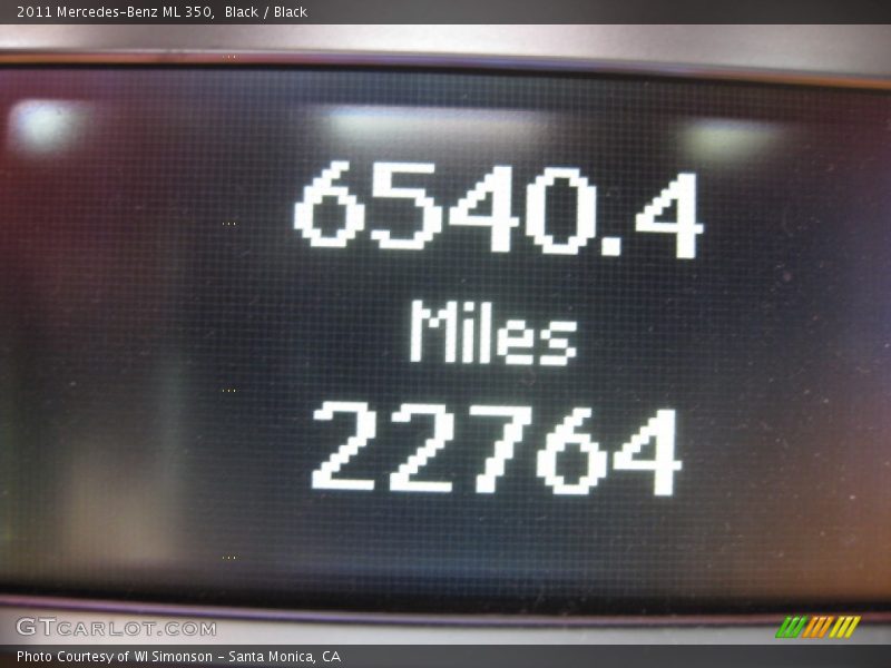 Black / Black 2011 Mercedes-Benz ML 350