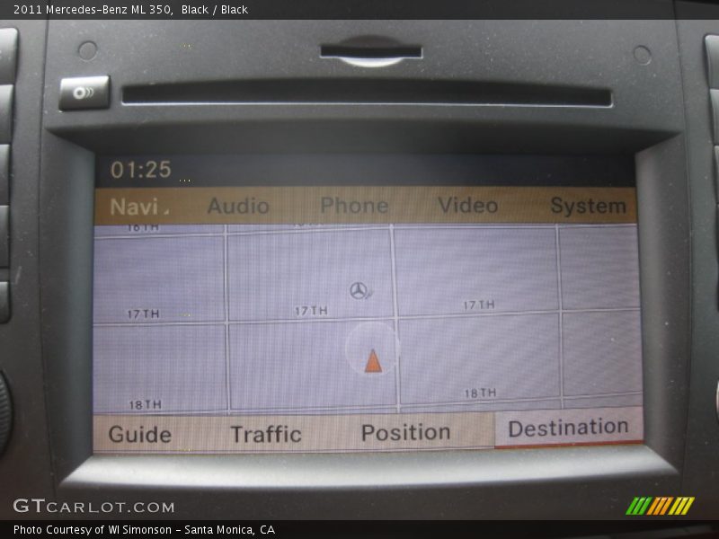 Black / Black 2011 Mercedes-Benz ML 350