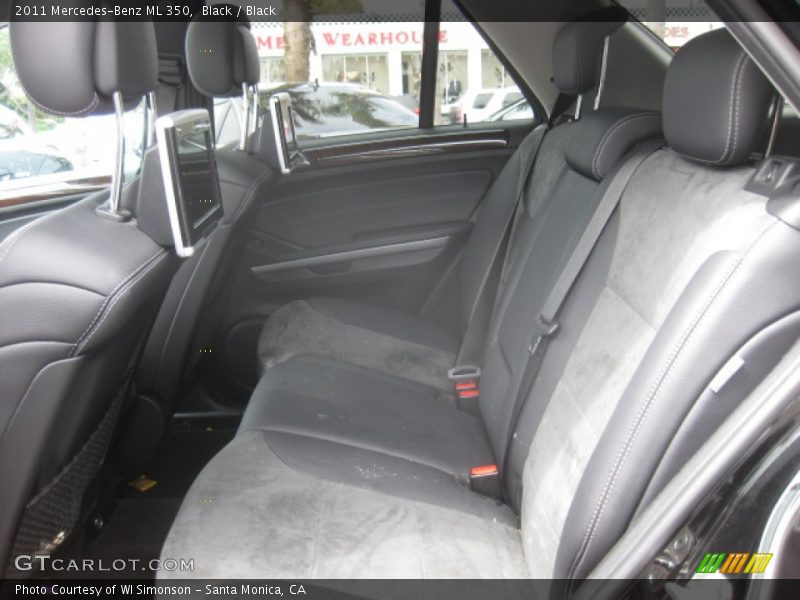 Black / Black 2011 Mercedes-Benz ML 350