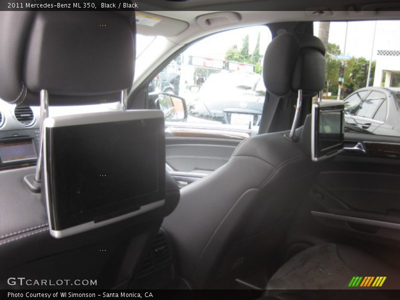 Black / Black 2011 Mercedes-Benz ML 350