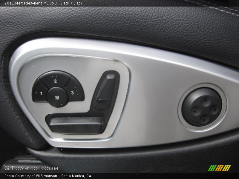 Black / Black 2011 Mercedes-Benz ML 350
