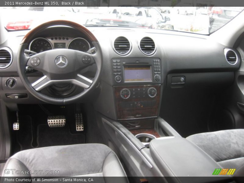 Black / Black 2011 Mercedes-Benz ML 350