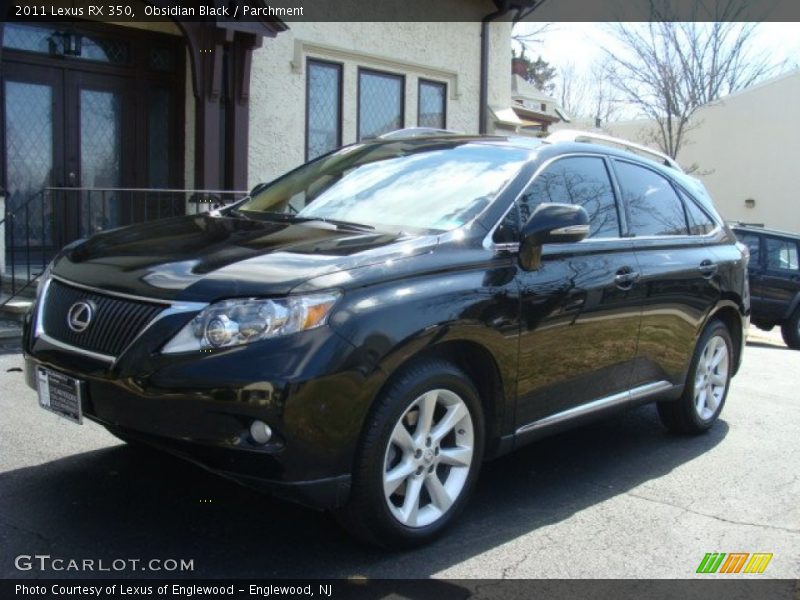Obsidian Black / Parchment 2011 Lexus RX 350
