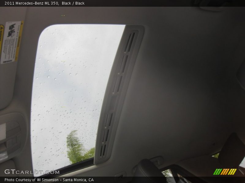 Black / Black 2011 Mercedes-Benz ML 350