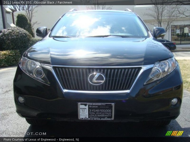 Obsidian Black / Parchment 2011 Lexus RX 350