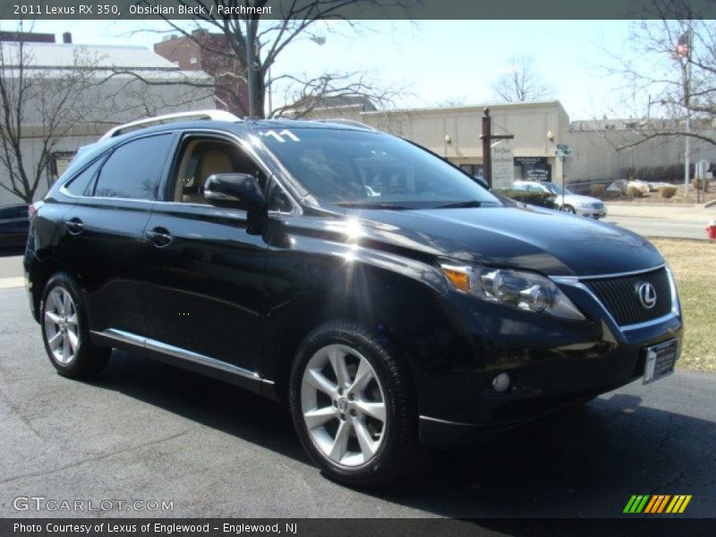 Obsidian Black / Parchment 2011 Lexus RX 350