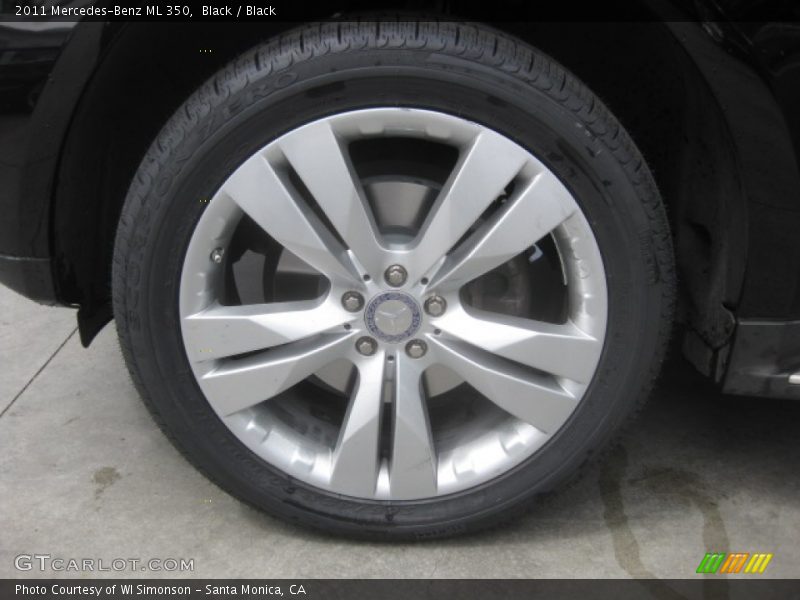 Black / Black 2011 Mercedes-Benz ML 350