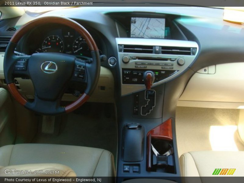 Obsidian Black / Parchment 2011 Lexus RX 350