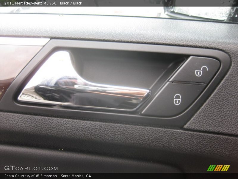 Black / Black 2011 Mercedes-Benz ML 350