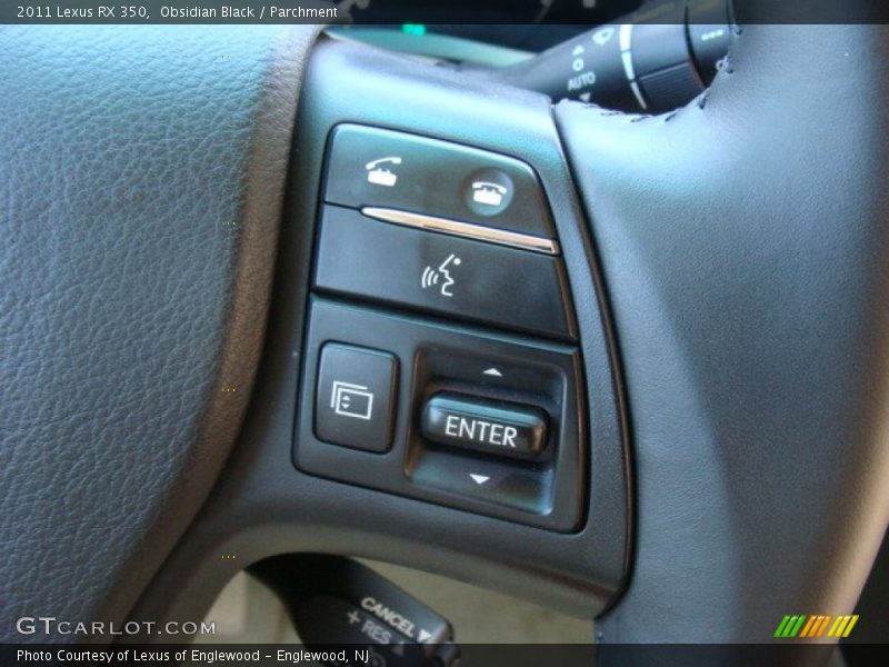 Obsidian Black / Parchment 2011 Lexus RX 350