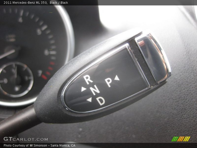 Black / Black 2011 Mercedes-Benz ML 350