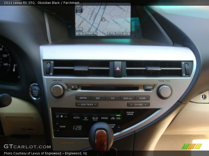 Obsidian Black / Parchment 2011 Lexus RX 350