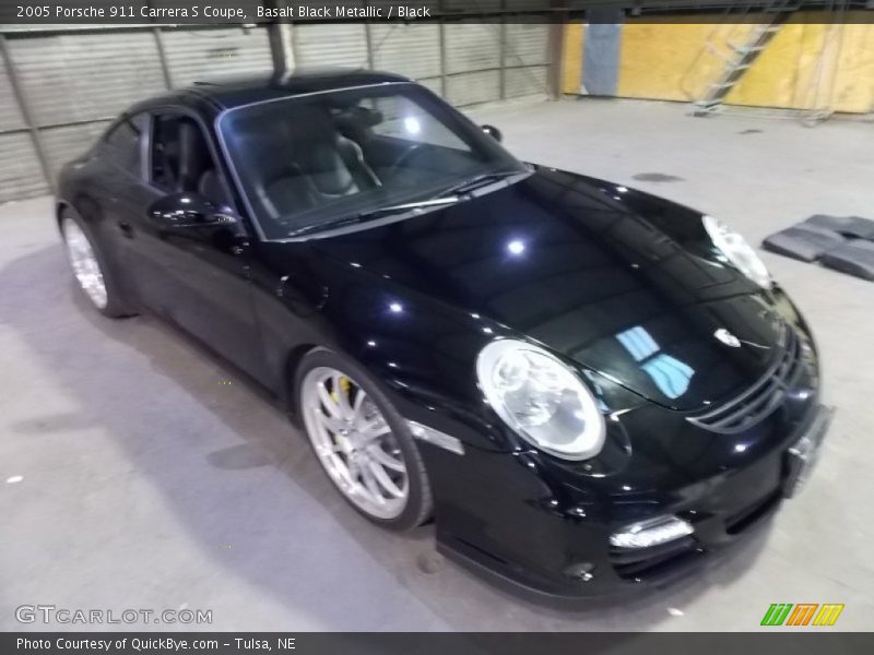 Basalt Black Metallic / Black 2005 Porsche 911 Carrera S Coupe