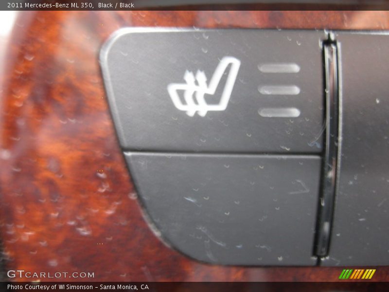 Black / Black 2011 Mercedes-Benz ML 350