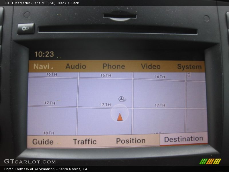 Black / Black 2011 Mercedes-Benz ML 350