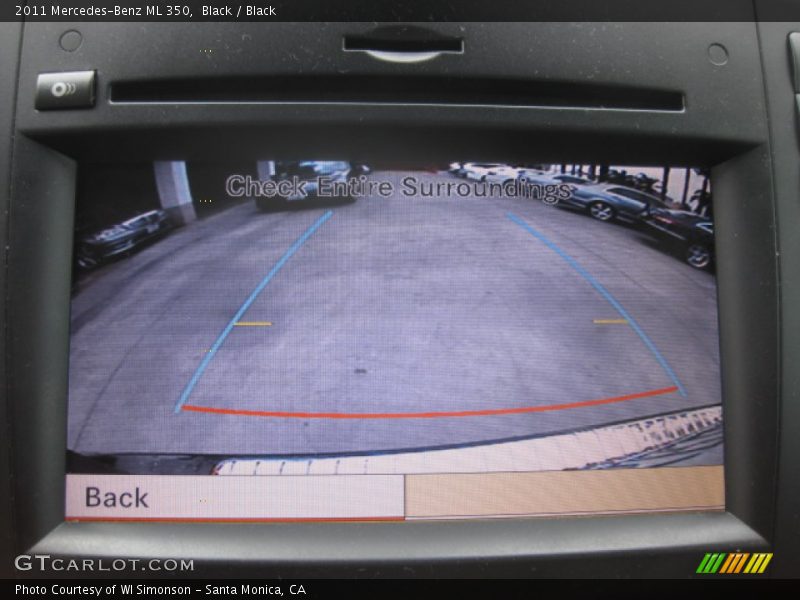 Black / Black 2011 Mercedes-Benz ML 350
