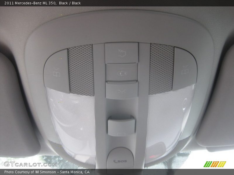 Black / Black 2011 Mercedes-Benz ML 350