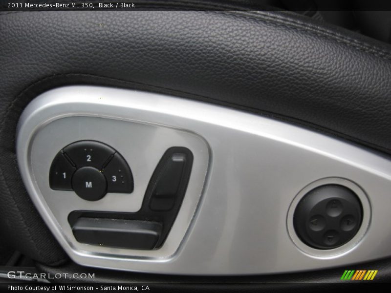 Black / Black 2011 Mercedes-Benz ML 350