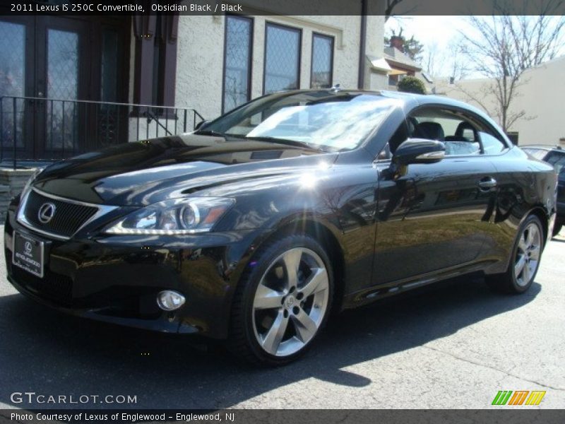 Obsidian Black / Black 2011 Lexus IS 250C Convertible