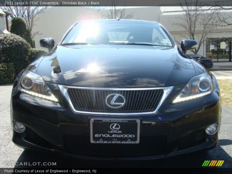 Obsidian Black / Black 2011 Lexus IS 250C Convertible