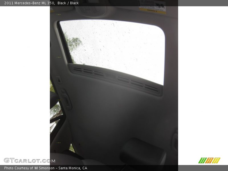Black / Black 2011 Mercedes-Benz ML 350