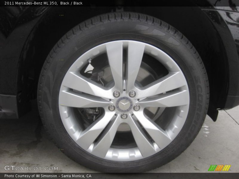 Black / Black 2011 Mercedes-Benz ML 350