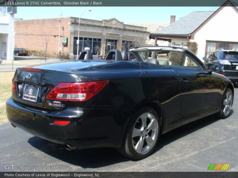 Obsidian Black / Black 2011 Lexus IS 250C Convertible