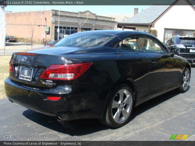 Obsidian Black / Black 2011 Lexus IS 250C Convertible