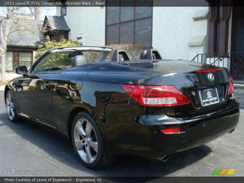 Obsidian Black / Black 2011 Lexus IS 250C Convertible