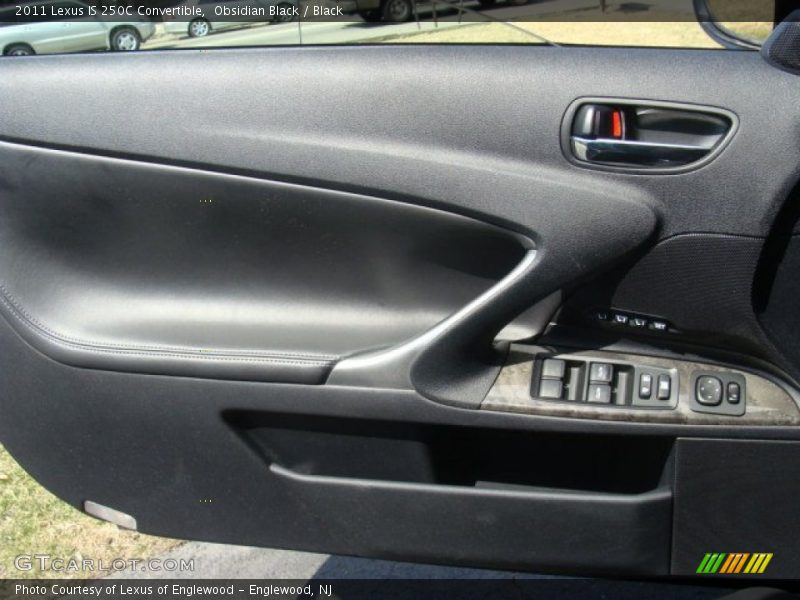 Obsidian Black / Black 2011 Lexus IS 250C Convertible